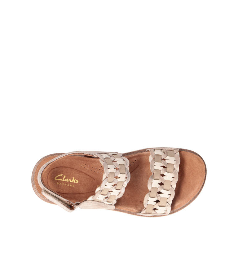 CLARKS CORE ARWELL GLIDE Sandalo donna platino