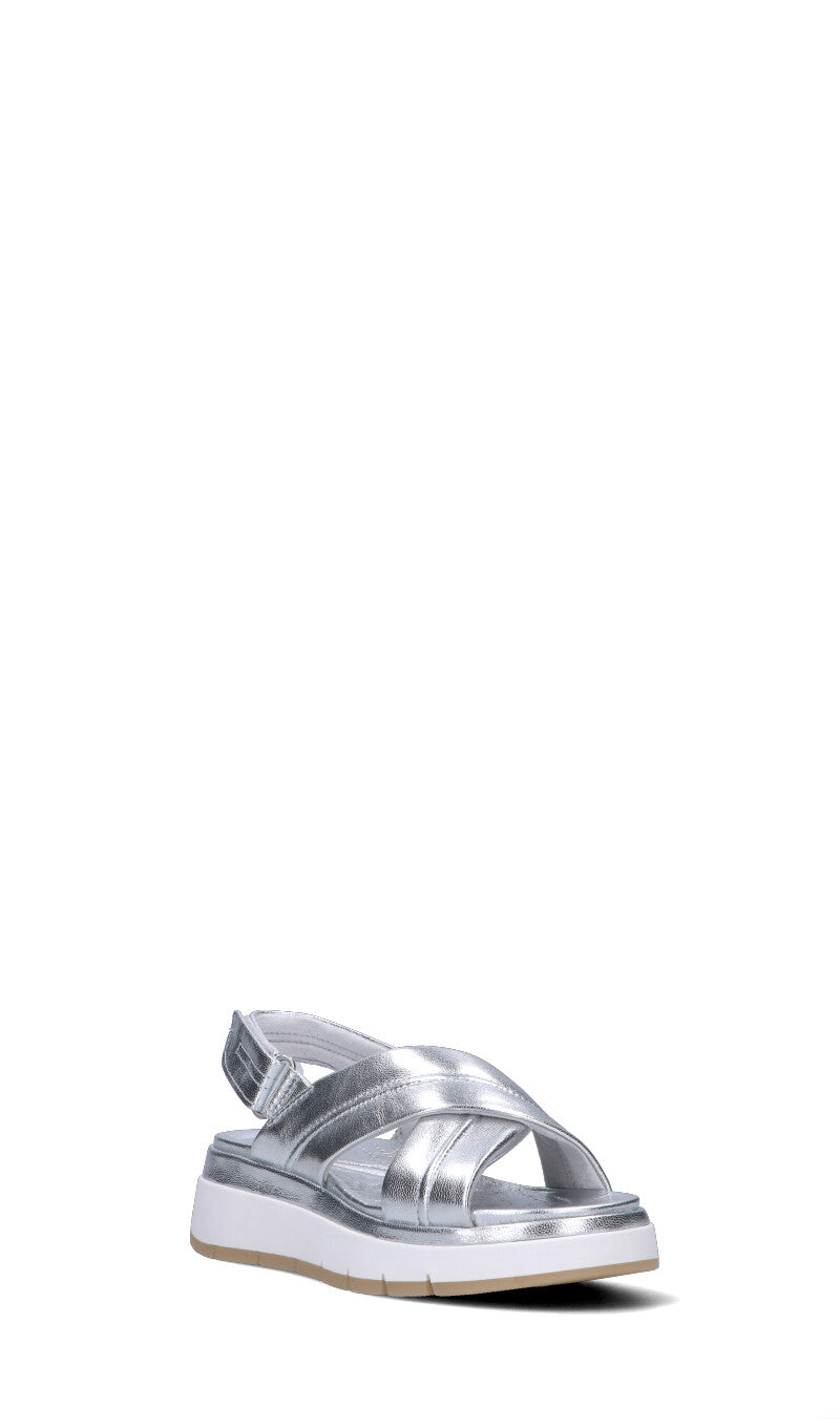 CLARKS CORE Sandalo donna argento in pelle