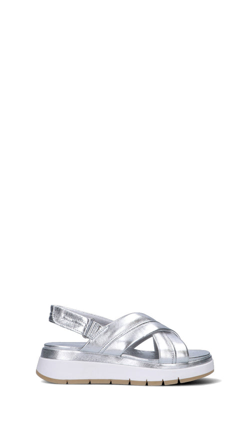 CLARKS CORE Sandalo donna argento in pelle