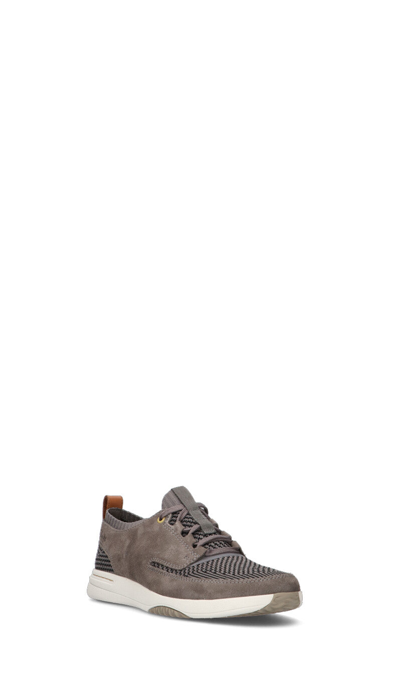CLARKS CORE Sneaker uomo grigia in suede