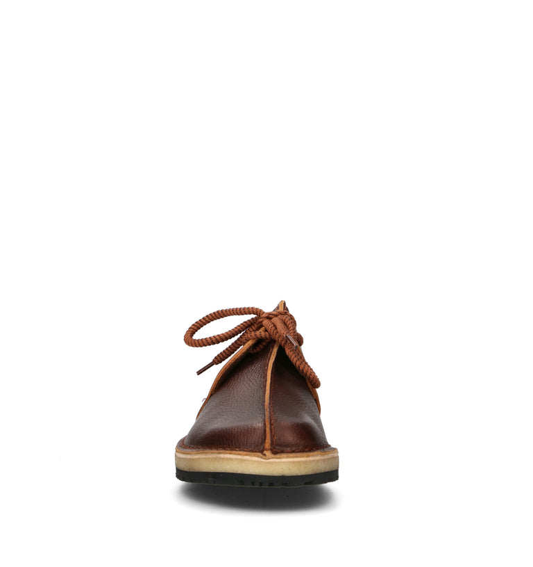 CLARKS ORIGINALS TREK SCOUT Stringata uomo marrone in pelle