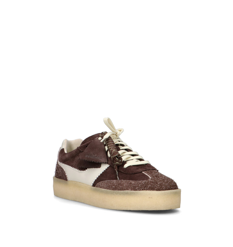 CLARKS ORIGINALS TOR 80 Sneaker uomo marrone in suede