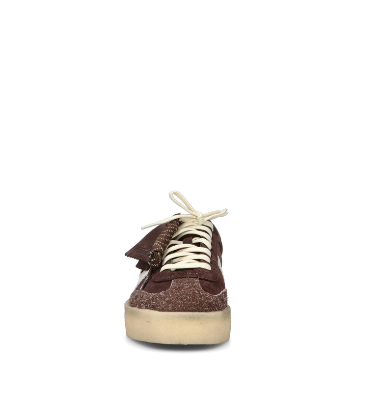 CLARKS ORIGINALS TOR 80 Sneaker uomo marrone in suede