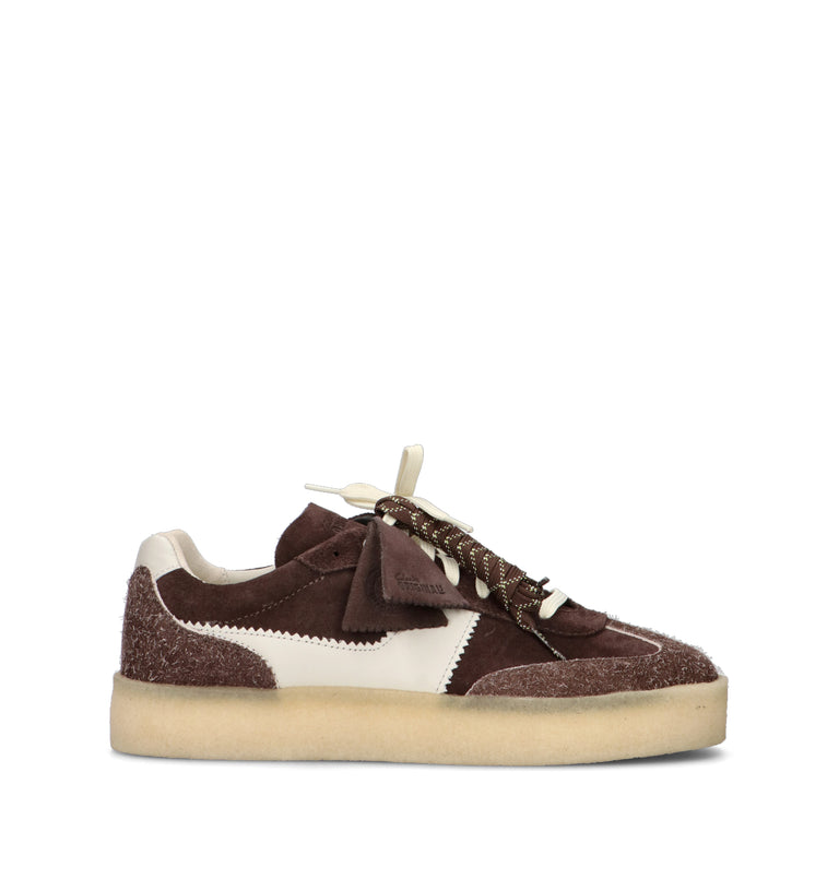 CLARKS ORIGINALS TOR 80 Sneaker uomo marrone in suede
