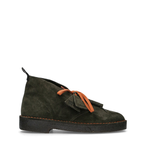 CLARKS ORIGINALS DESERT BOOT Polacco uomo verde in suede