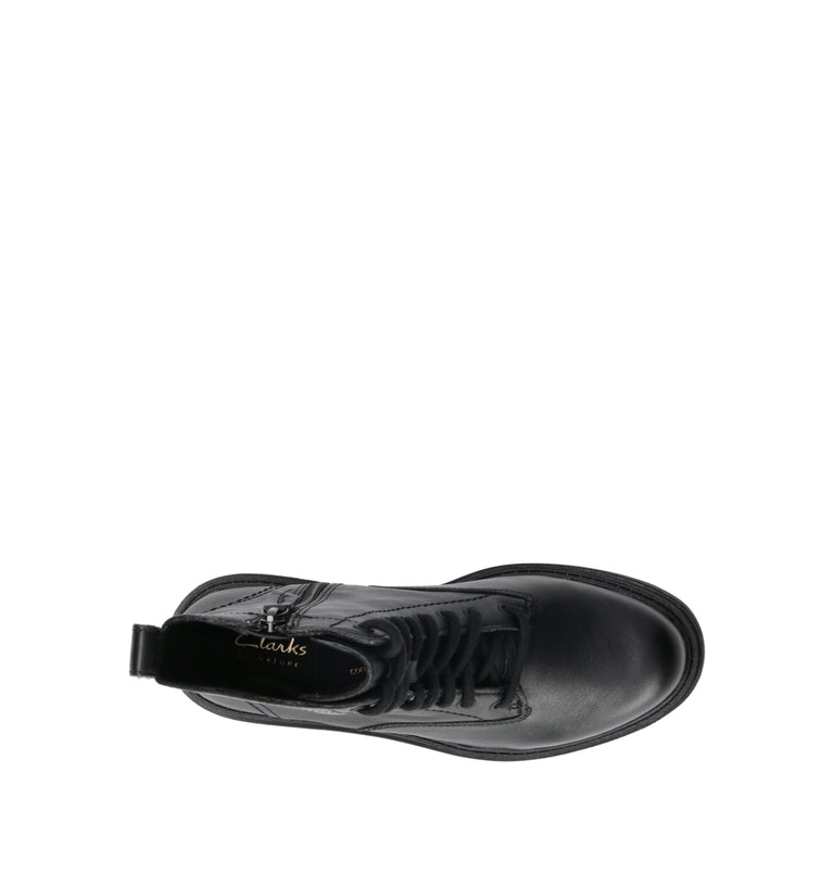 CLARKS CORE ORINOCO 3 STYLE Anfibio donna nero in pelle