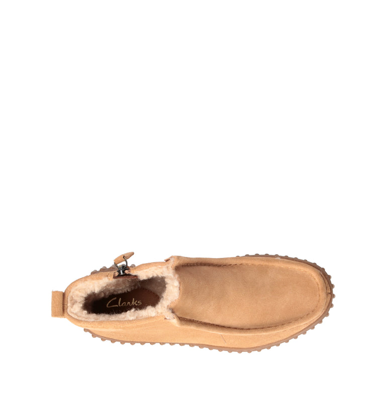CLARKS CORE TORHILL COZY Tronchetto donna cammello in suede