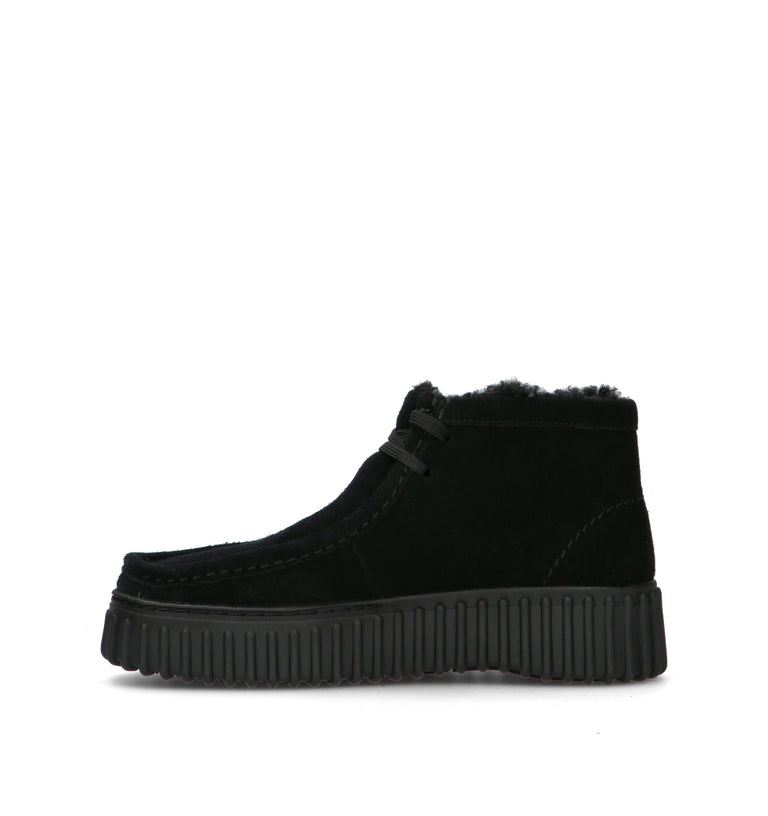 CLARKS CORE TORHILL MOSS Polacco donna nero in suede