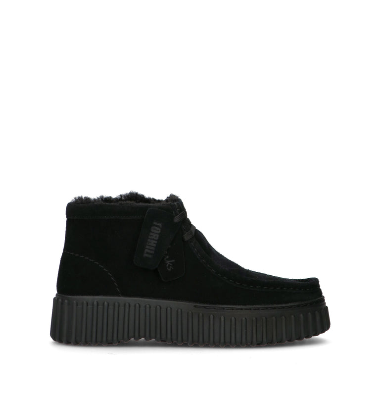 CLARKS CORE TORHILL MOSS Polacco donna nero in suede