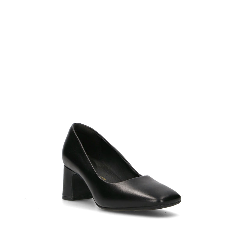 CLARKS CORE FERNIE COURT Décolleté donna nero in pelle