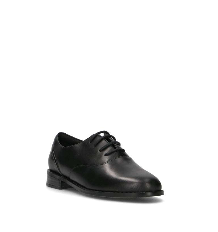 CLARKS CORE HANA WALK Stringata donna nera in pelle