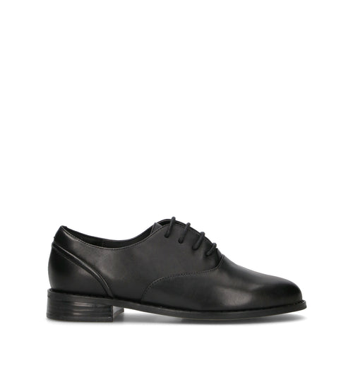 CLARKS CORE HANA WALK Stringata donna nera in pelle