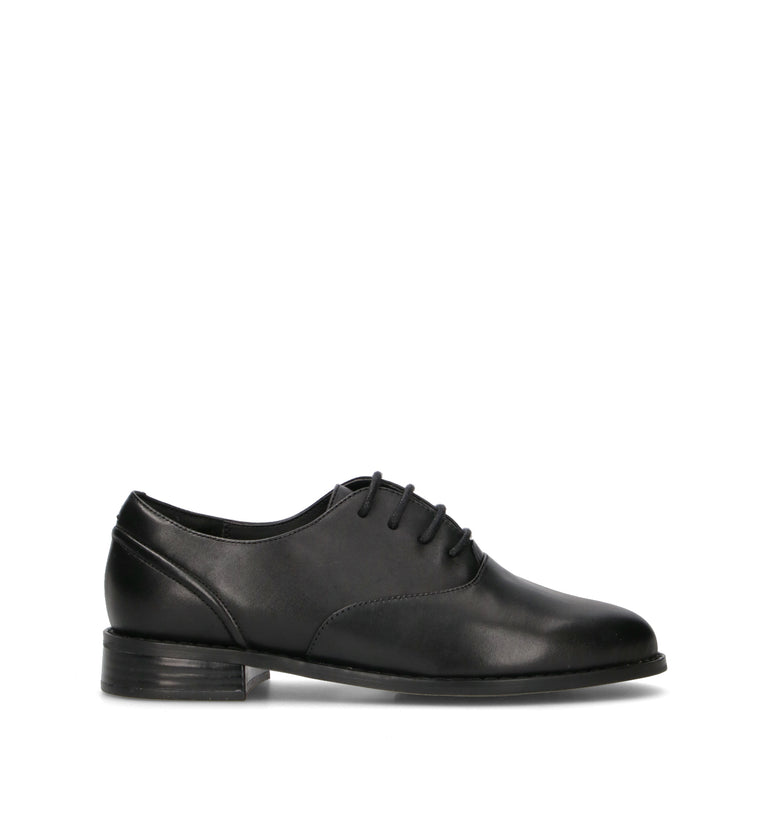 CLARKS CORE HANA WALK Stringata donna nera in pelle