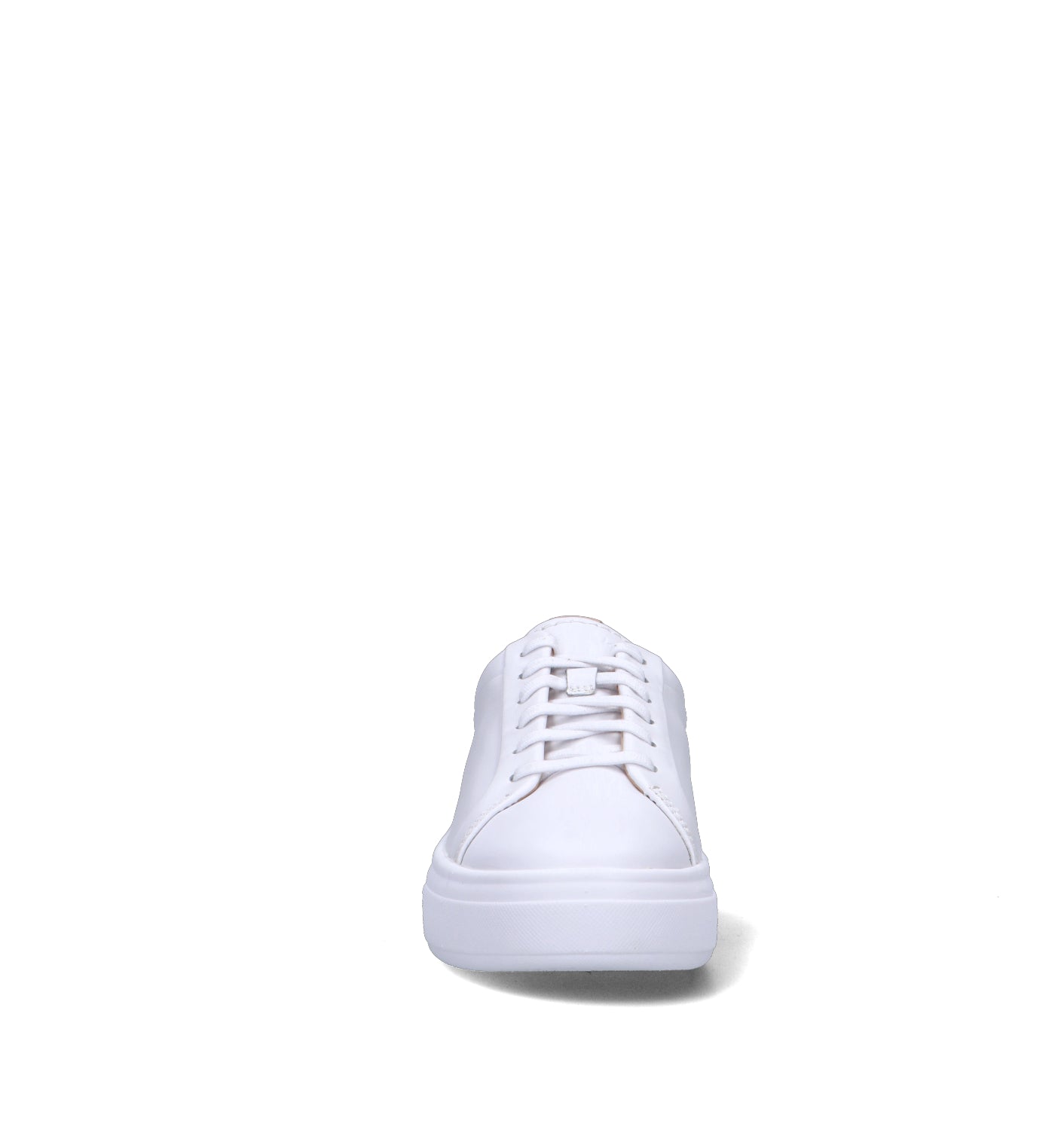 CLARKS CORE HOLLYHOCK WALK Sneaker donna bianca in pelle