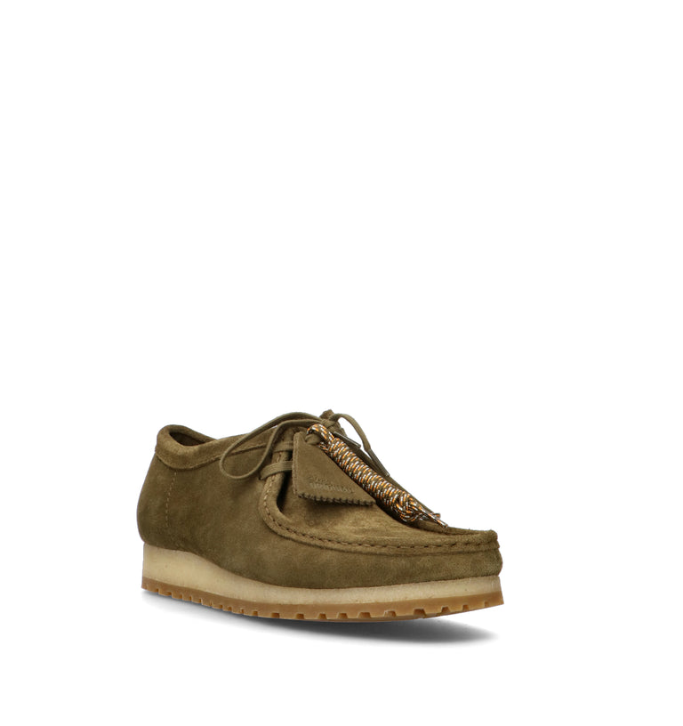 CLARKS ORIGINALS Mocassino uomo verde in suede