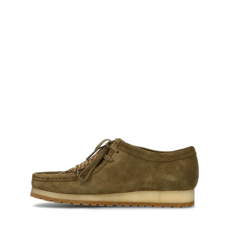 CLARKS ORIGINALS Mocassino uomo verde in suede