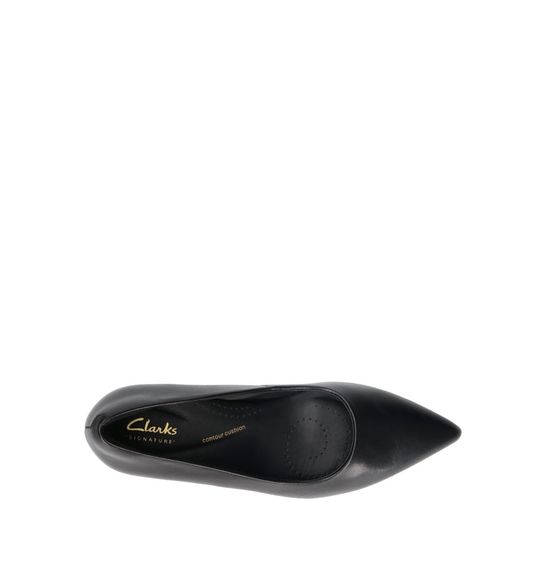 CLARKS CORE ZAREY COURT Décolleté donna nero in pelle