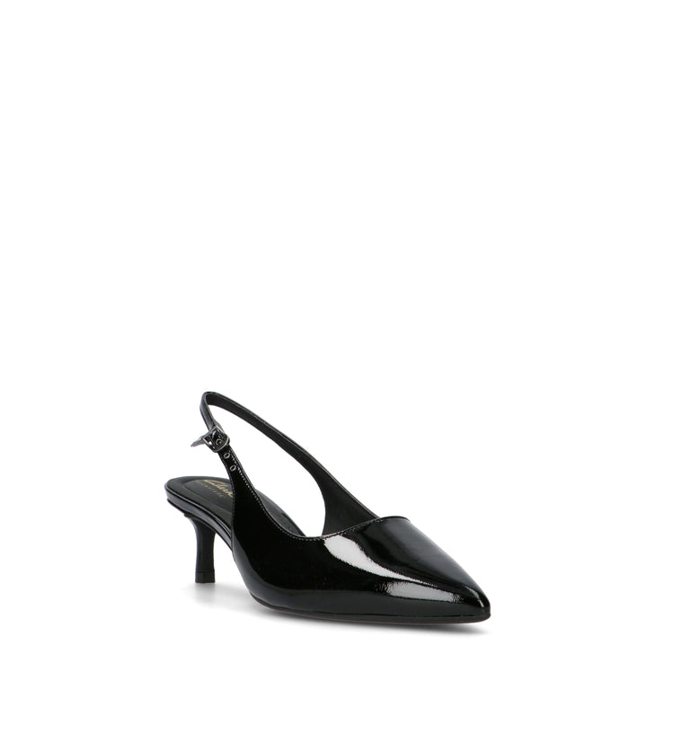 CLARKS CORE ZAREY SLING Slingback donna nera in pelle