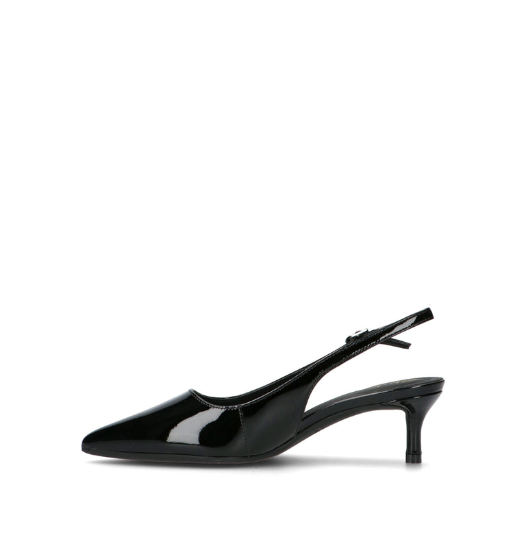 CLARKS CORE ZAREY SLING Slingback donna nera in pelle