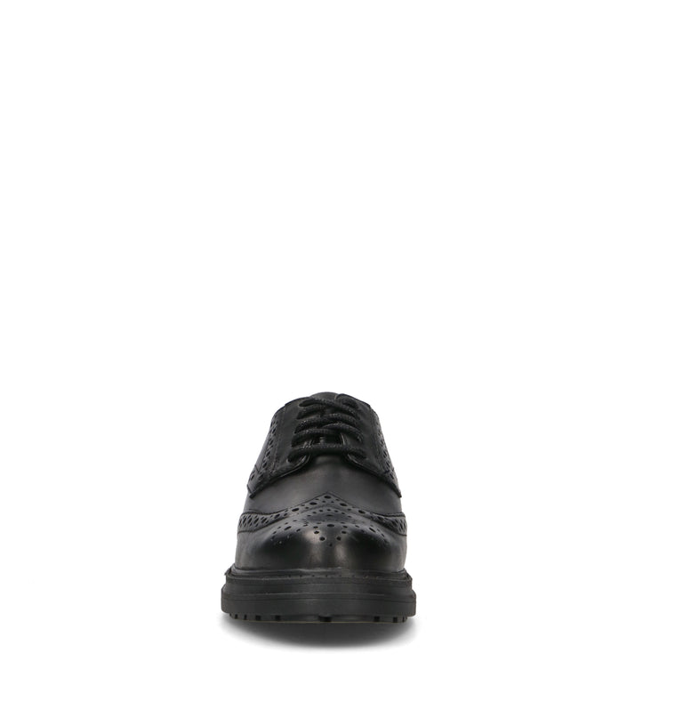 CLARKS CORE ORINOCO 3 DERBY Stringata donna nera in pelle