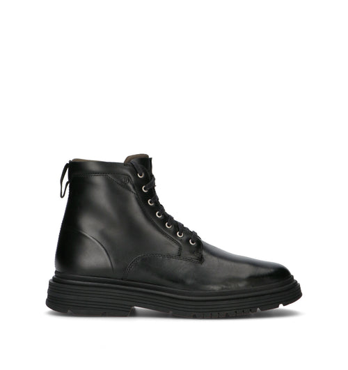 CLARKS CORE BADBURY HI WP Polacco uomo nero in pelle