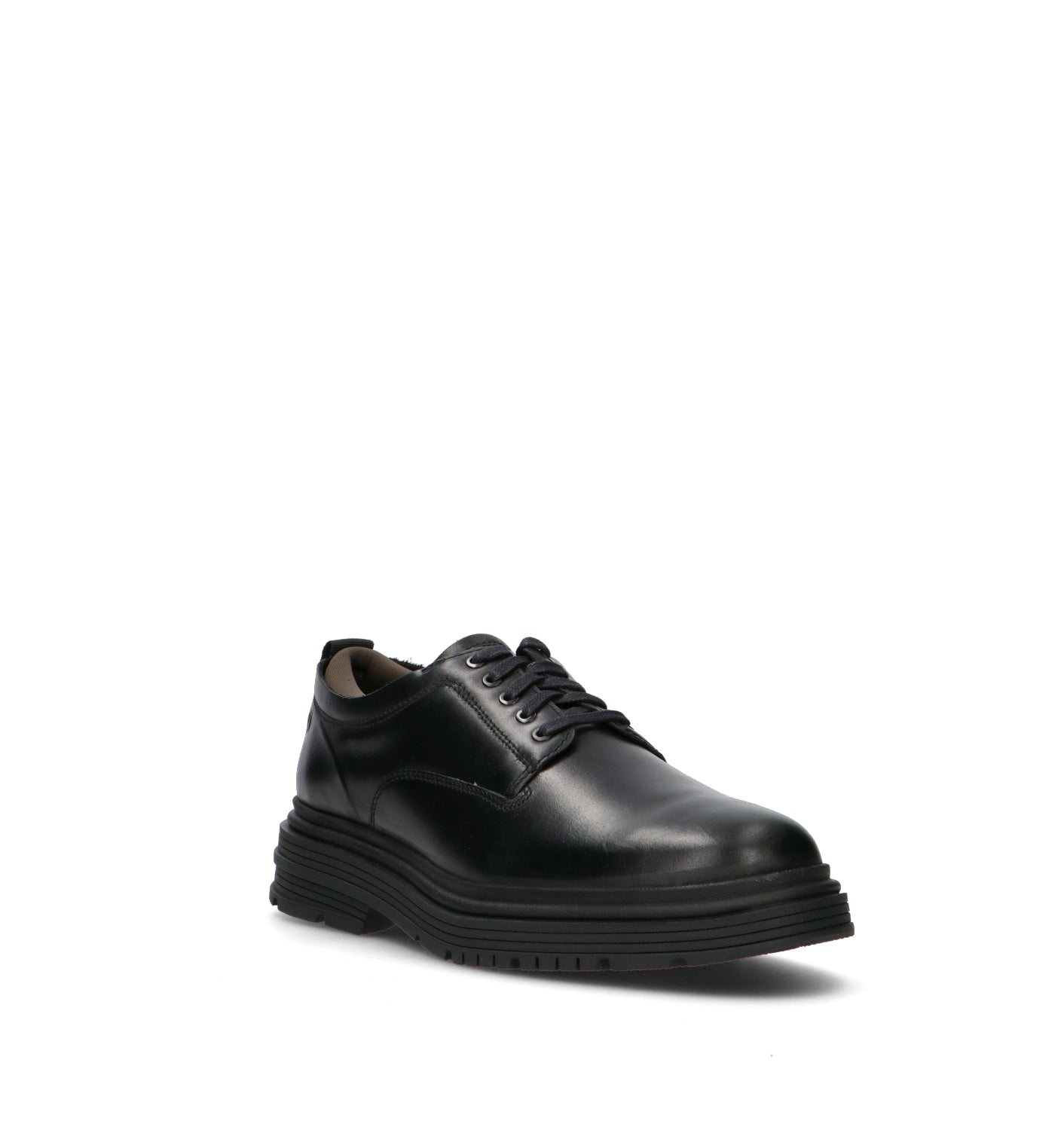 CLARKS CORE BADBURY LACE Stringata uomo nera in pelle