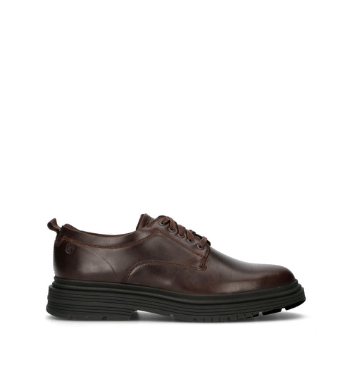 CLARKS CORE BADBURRY LACE Stringata uomo marrone in pelle