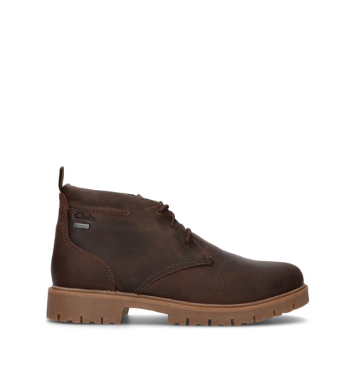 CLARKS CORE BERHILL MIDGTX Polacco uomo marrone in gore-tex