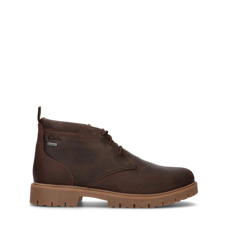 CLARKS CORE BERHILL MIDGTX Polacco uomo marrone in gore-tex