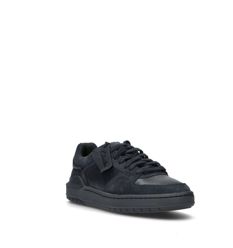 CLARKS CORE COURTLITE2 LO Sneaker uomo blu in pelle