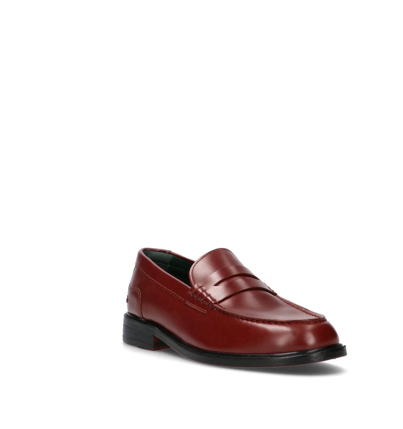CLARKS CORE CRFATJAMES LO Mocassino uomo bordeaux in pelle