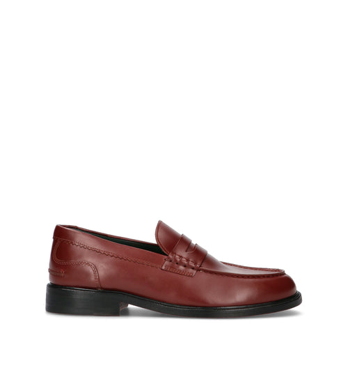 CLARKS CORE CRFATJAMES LO Mocassino uomo bordeaux in pelle