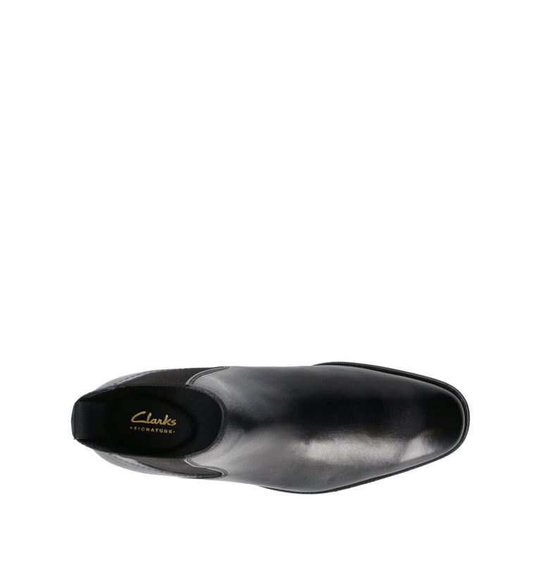 CLARKS CORE PAULTON EASY Beatles uomo nero in pelle