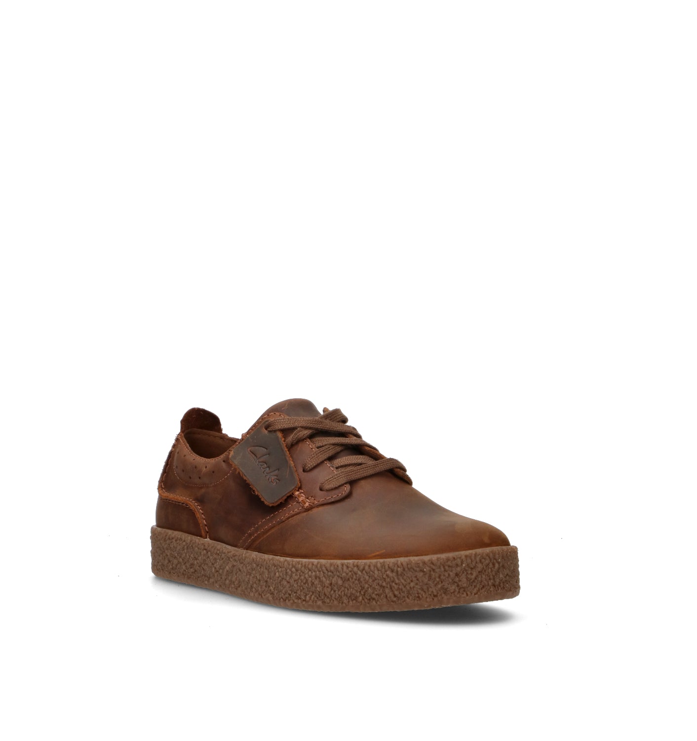 CLARKS CORE STREETHILL LACE Stringata uomo marrone in pelle