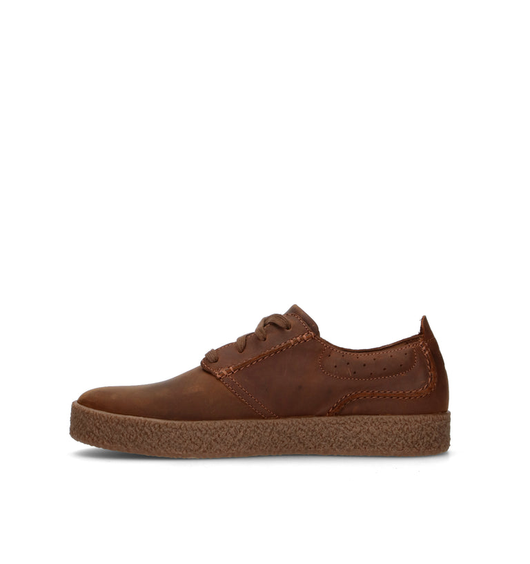 CLARKS CORE STREETHILL LACE Stringata uomo marrone in pelle