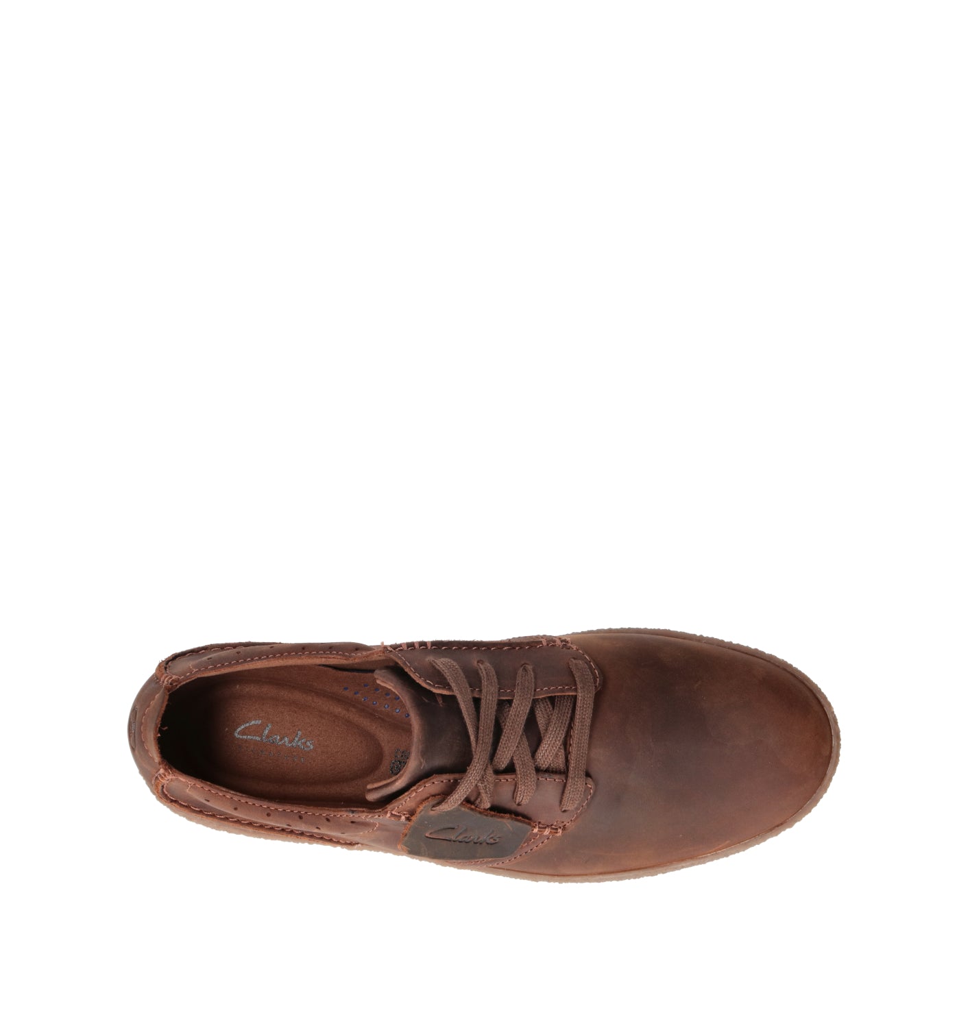CLARKS CORE STREETHILL LACE Stringata uomo marrone in pelle