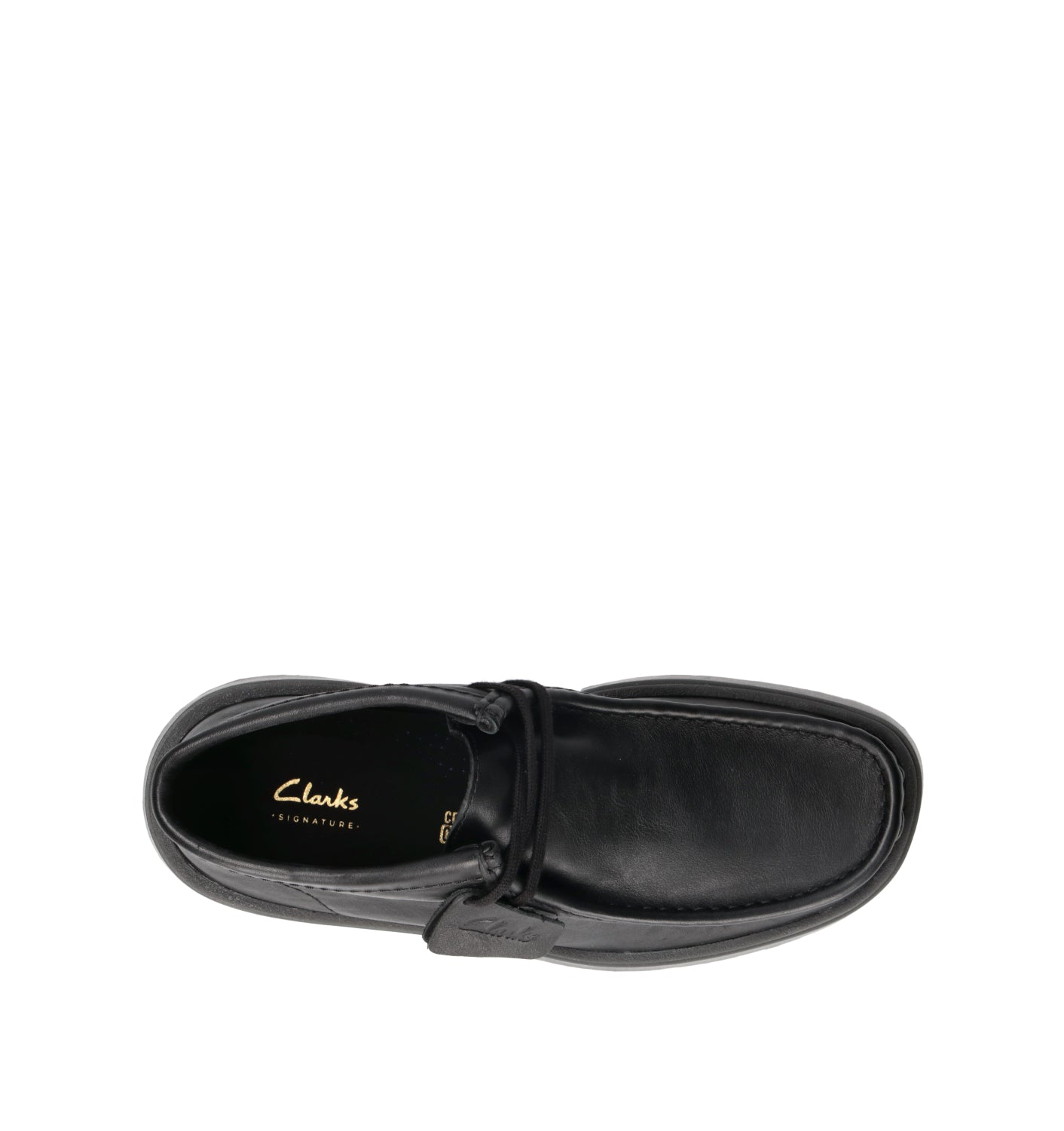CLARKS CORE TORVIEW HI Polacco uomo nero in pelle