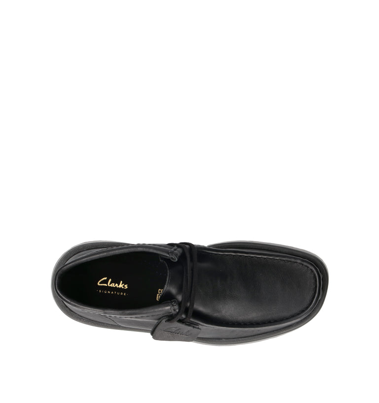 CLARKS CORE TORVIEW HI Polacco uomo nero in pelle