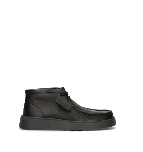 CLARKS CORE TORVIEW HI Polacco uomo nero in pelle