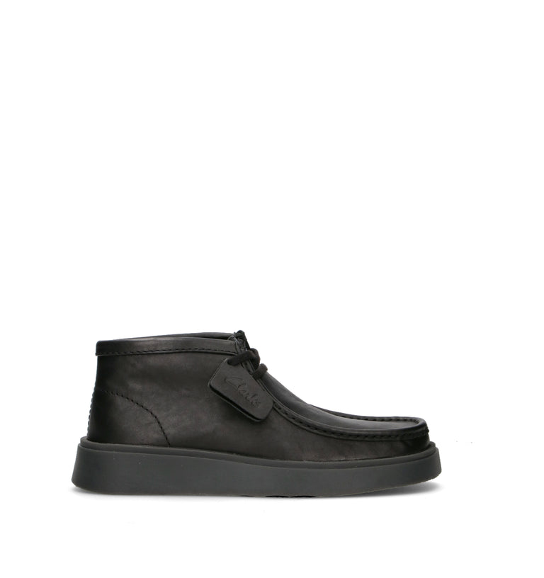 CLARKS CORE TORVIEW HI Polacco uomo nero in pelle