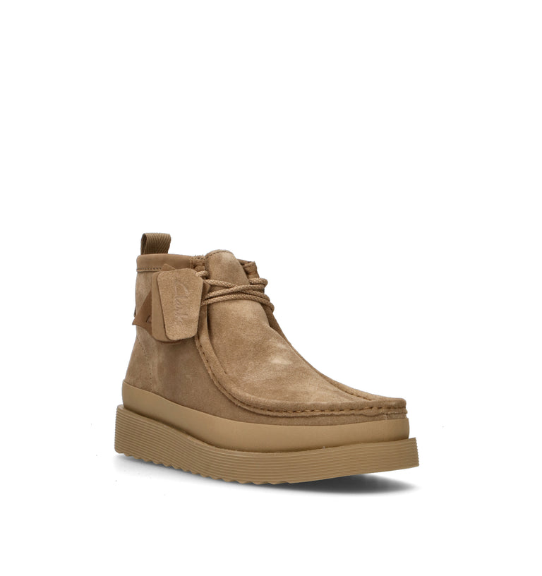 CLARKS CORE WALLABEE FTR2HI Polacco uomo beige