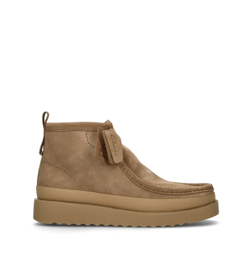 CLARKS CORE WALLABEE FTR2HI Polacco uomo beige