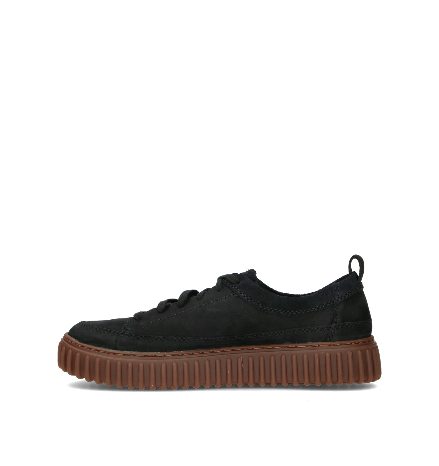 CLARKS CORE TORHILL LACE Sneaker uomo nera in nabuk