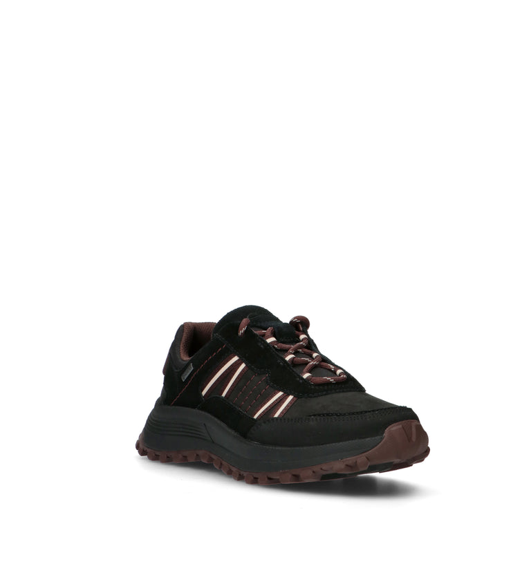 CLARKS CORE ATL TREK SHOE GTX Sneaker donna nera in gore-tex
