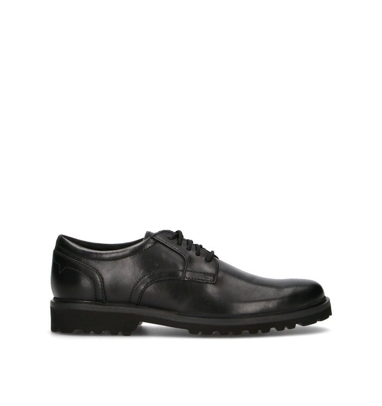 CLARKS ESSENTIALS BERWICK LACE Stringata uomo nero in pelle