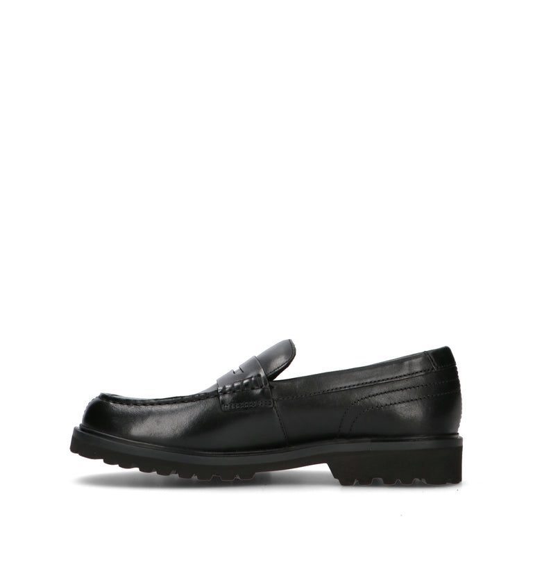 CLARKS ESSENTIALS BERWICK LO Mocassino uomo nero in pelle