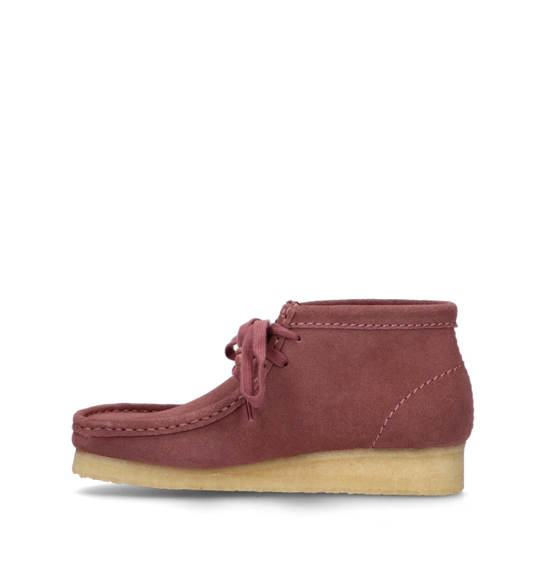 CLARKS ORIGINALS WALLABEE BOOT Polacco donna malva in suede