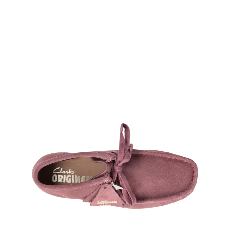 CLARKS ORIGINALS WALLABEE BOOT Polacco donna malva in suede