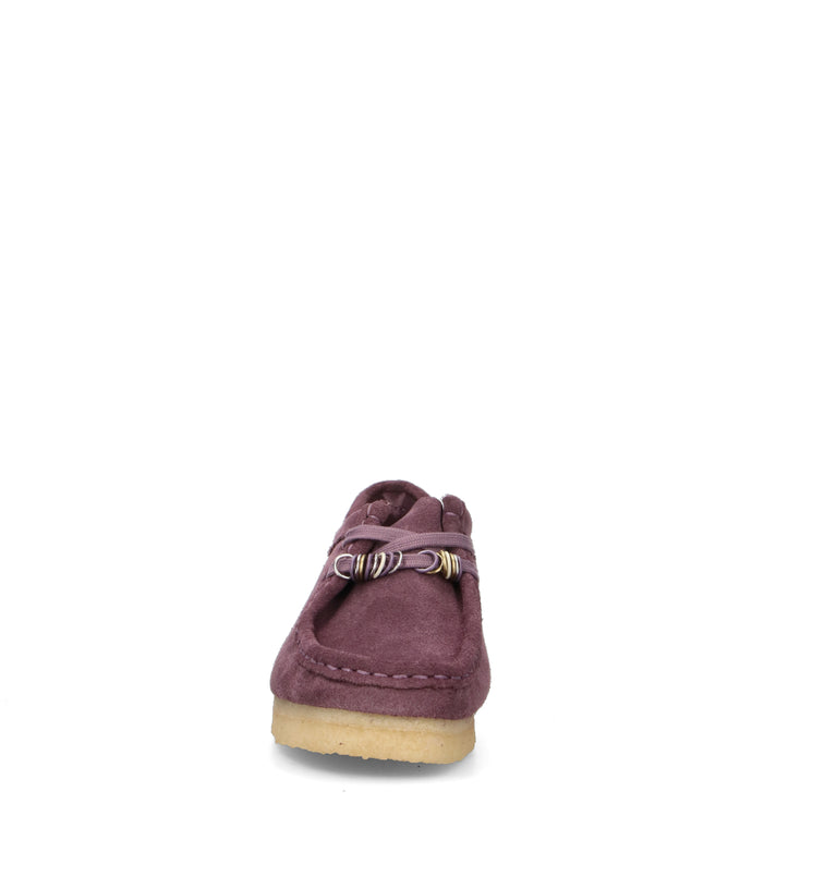 CLARKS ORIGINALS WALLABEE Mocassino donna viola in suede