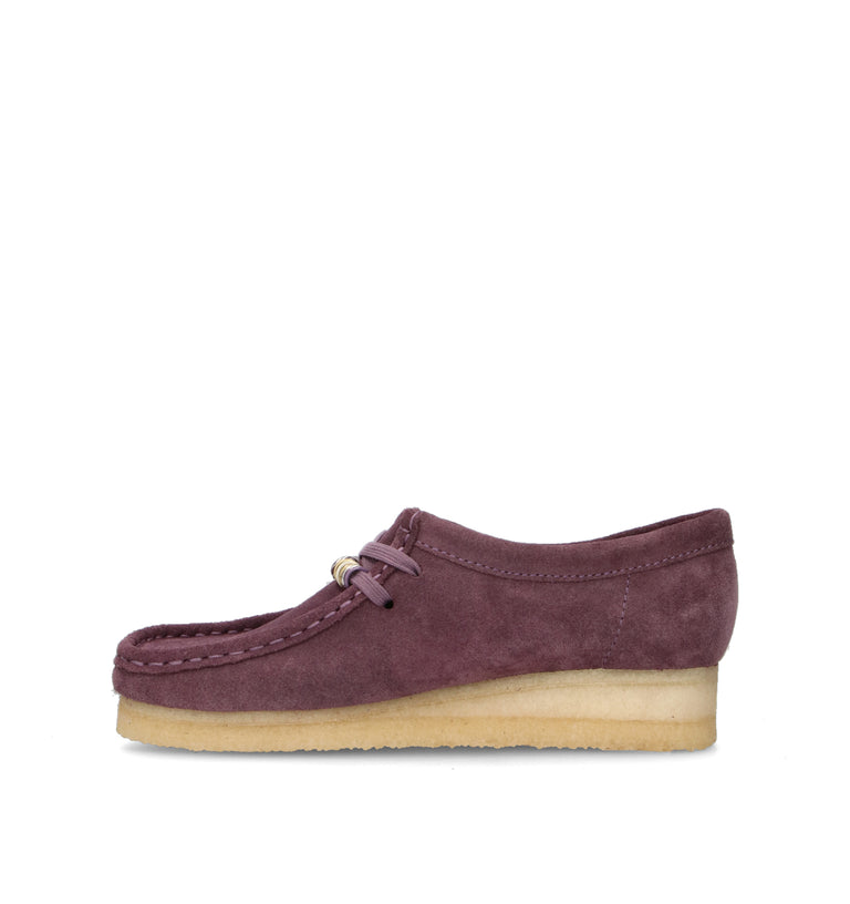 CLARKS ORIGINALS WALLABEE Mocassino donna viola in suede
